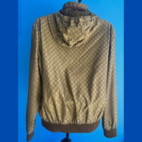 Gucci Collectors Limited Edition Windbreaker Jacket - Guccissima GG Men's Sz 56 - Picture 3 of 16